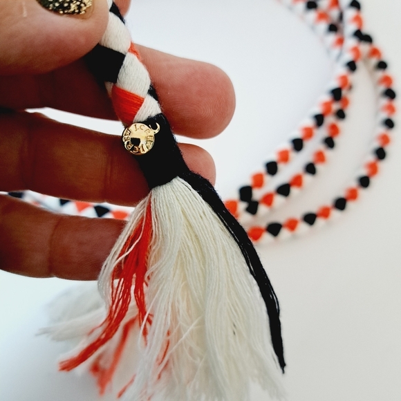 J.Crew Harlequin Diamond Weave Rope Belt - Picture 3 of 4